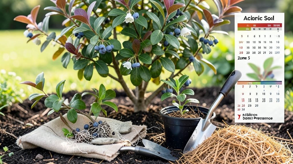 When to Plant Blueberries in Zone 5: Frost-Free Timeline for Strong Root Growth