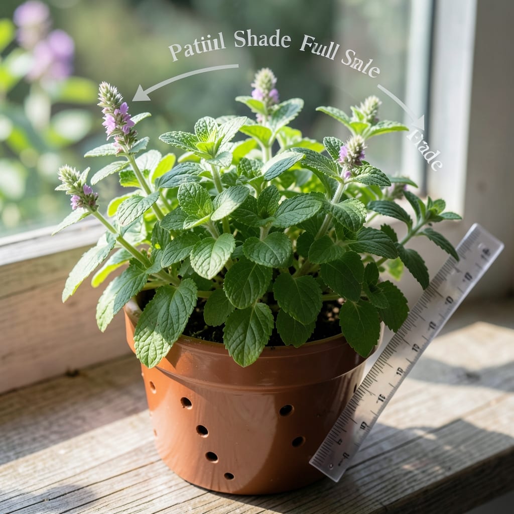 How Much Light Does a Mint Plant Need: Thriving in 3 to 6 Hours of Sunlight Daily