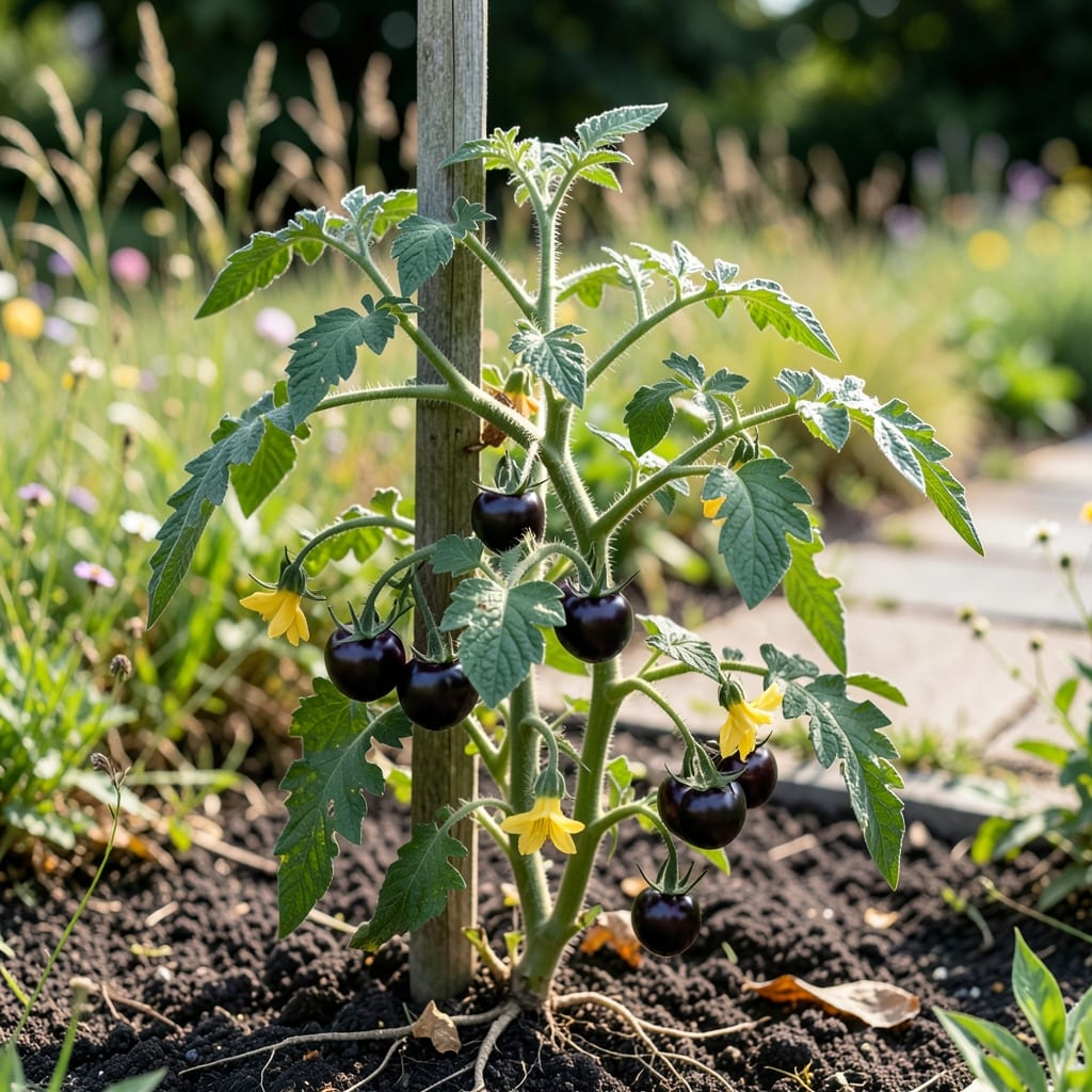 How Tall Do Black Cherry Tomato Plants Grow: Variety-Specific Heights and Trellis Needs