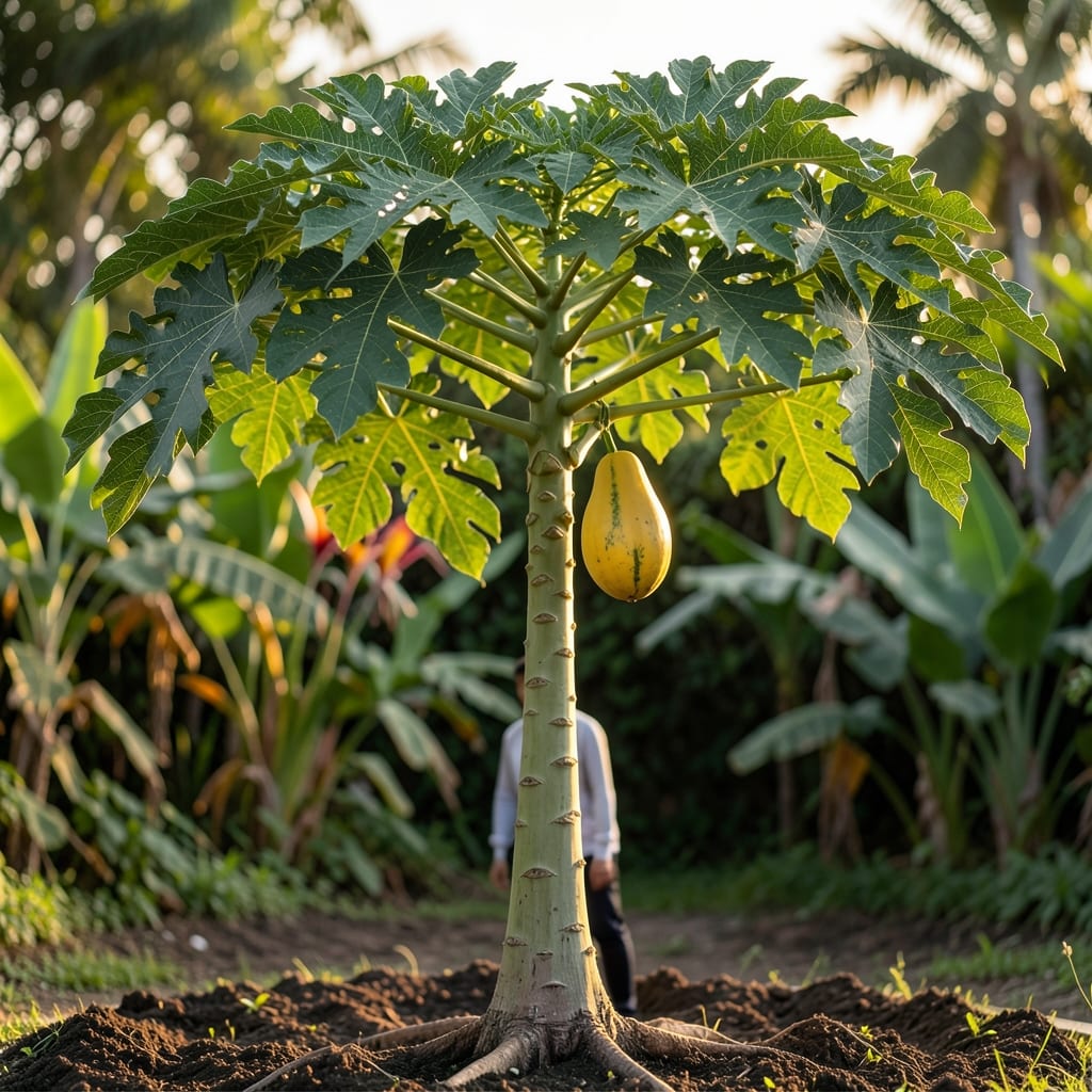 How Tall Can a Papaya Tree Grow: From 10 to 30 Feet—Factors That Determine Size
