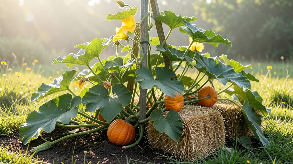 How Tall Do Pumpkin Plants Grow: Vining Patterns by Variety and Space Needs