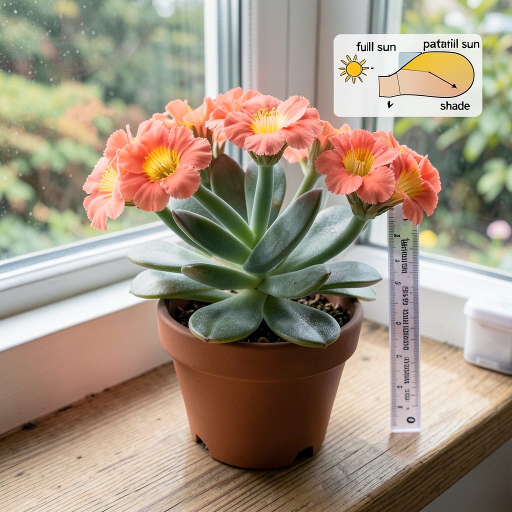 How Much Light Does a Kalanchoe Plant Need: Bright Indirect Sunlight Secrets for Thriving Blooms