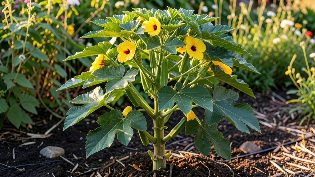 How Tall Okra Plants Grow: From Seed to 10-Foot Giants in 60 Days