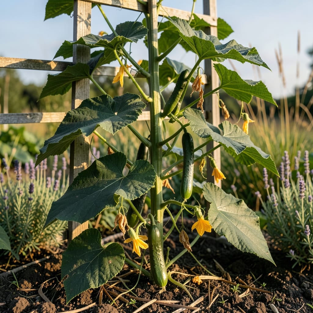 How Tall Do Cucumber Plants Grow: Vining vs Bush Types and Space Needs