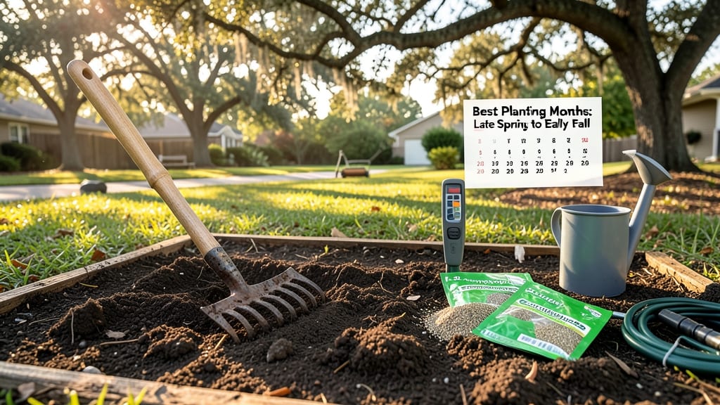 When to Plant Grass Seed in Louisiana: Heat Zone 9A Timing for Fast Germination