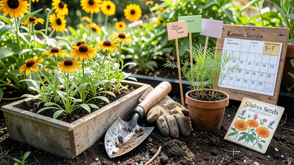 When to Plant Flower Seeds in Kansas: Frost-Free Window by Month for Vibrant Blooms