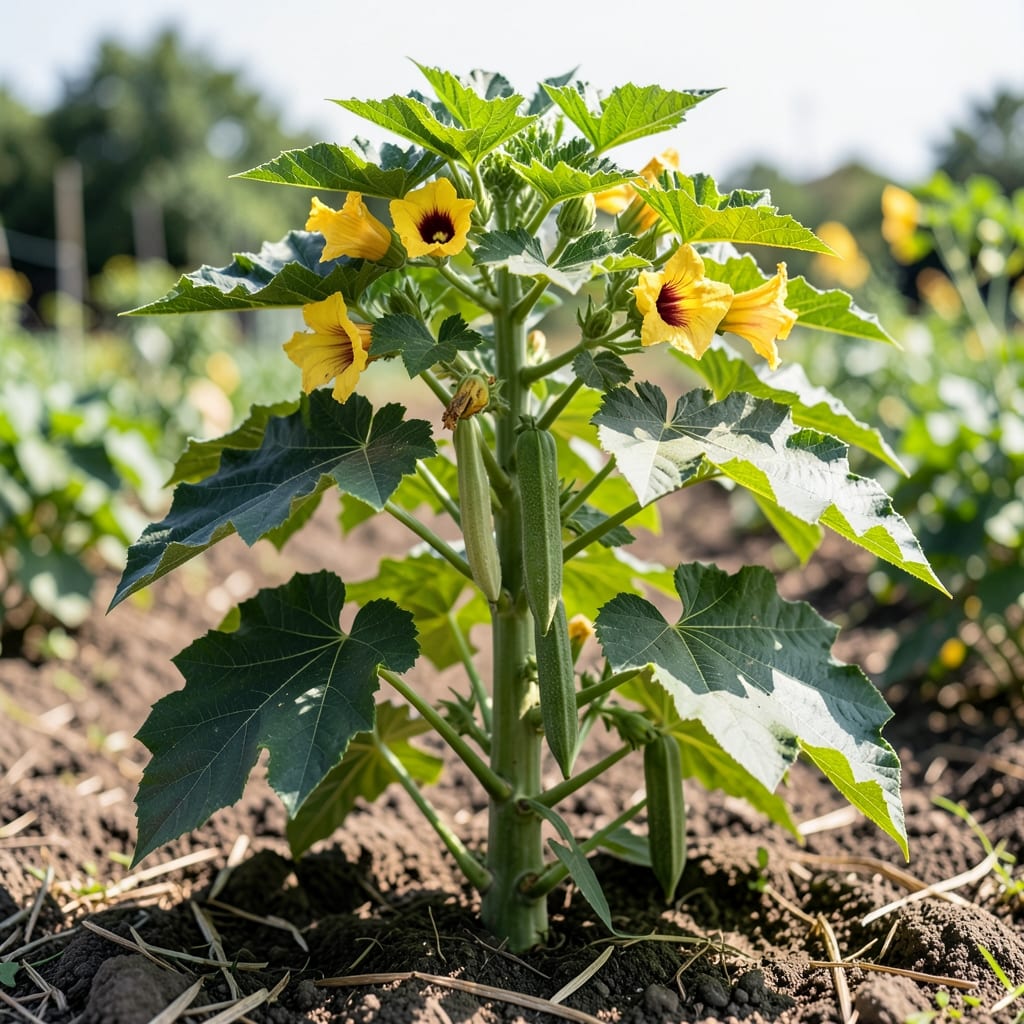 How Tall Can Okra Plants Grow: Variety-Specific Heights & Trellising Tips