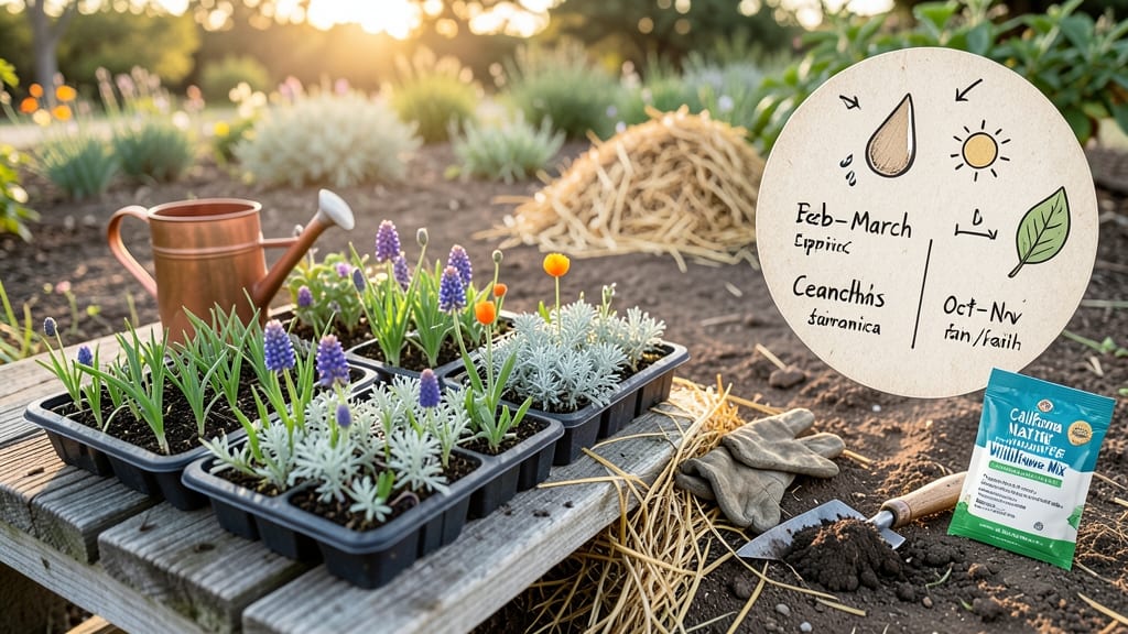 When to Plant Flowers in California: USDA Zone-Specific Timing for Zero-Frost Blooms