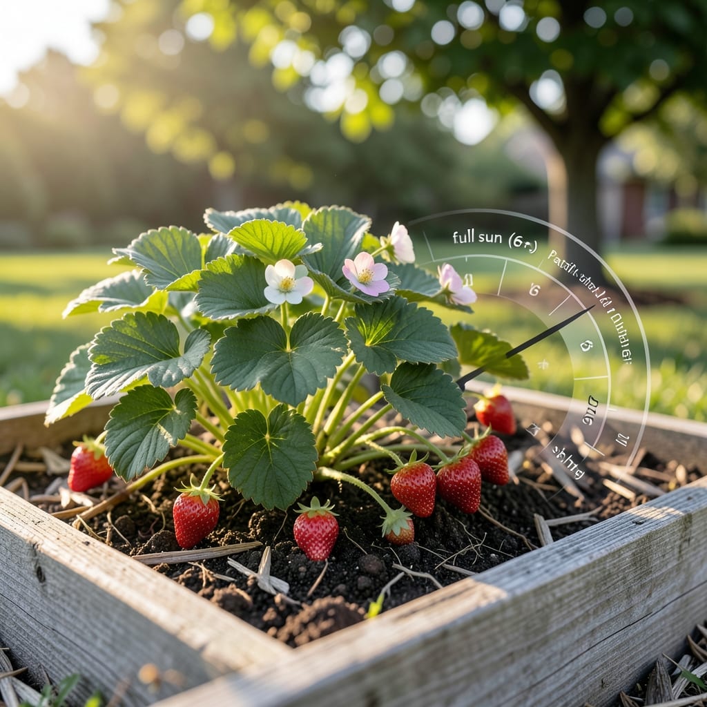 How Much Light Do Strawberry Plants Need: Sunlight Hours for Sweetest Berries