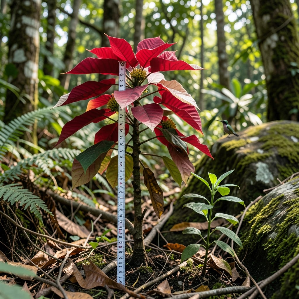 How Tall Can Poinsettias Grow in the Wild: Wild Varieties Hit 10-15 Feet Tall