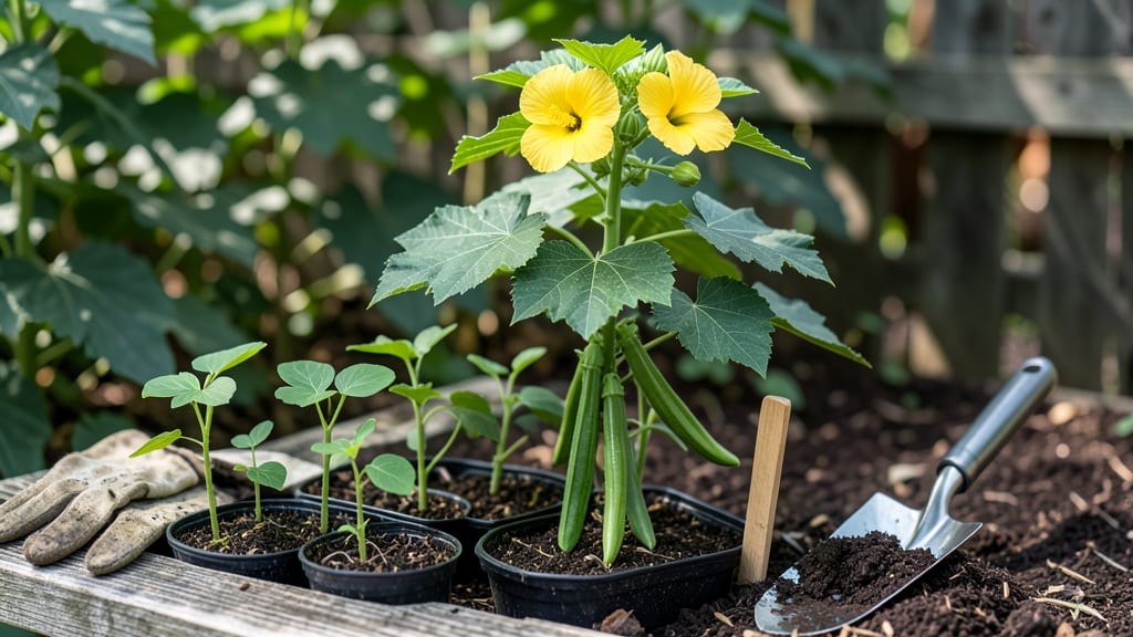 When to Plant Okra in North Carolina: Frost-Free Window by County Map