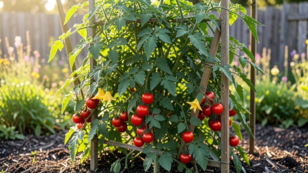 How Tall Do Sweet Million Tomatoes Grow: Space-Saving Staking Secrets for Small Gardens