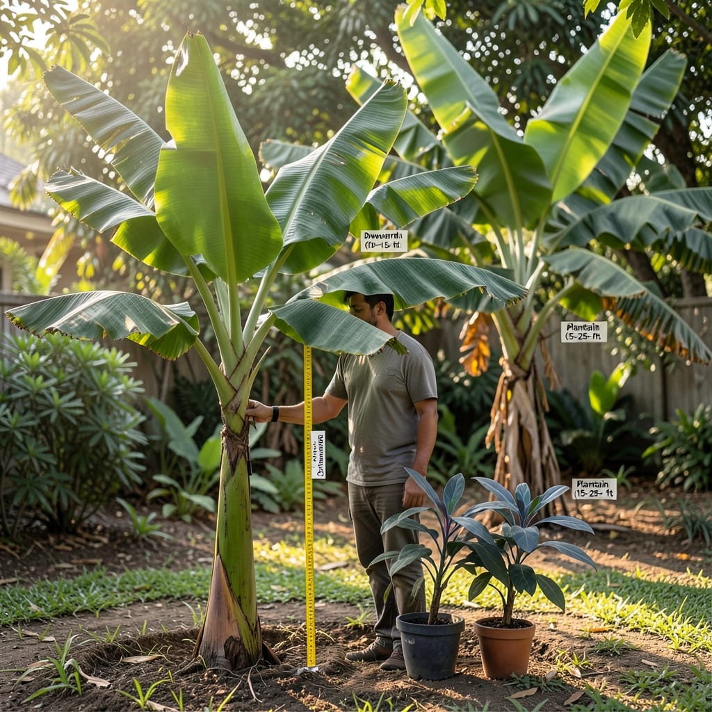 How Tall Can a Banana Tree Grow: Variety-Specific Ranges and Growth Factors
