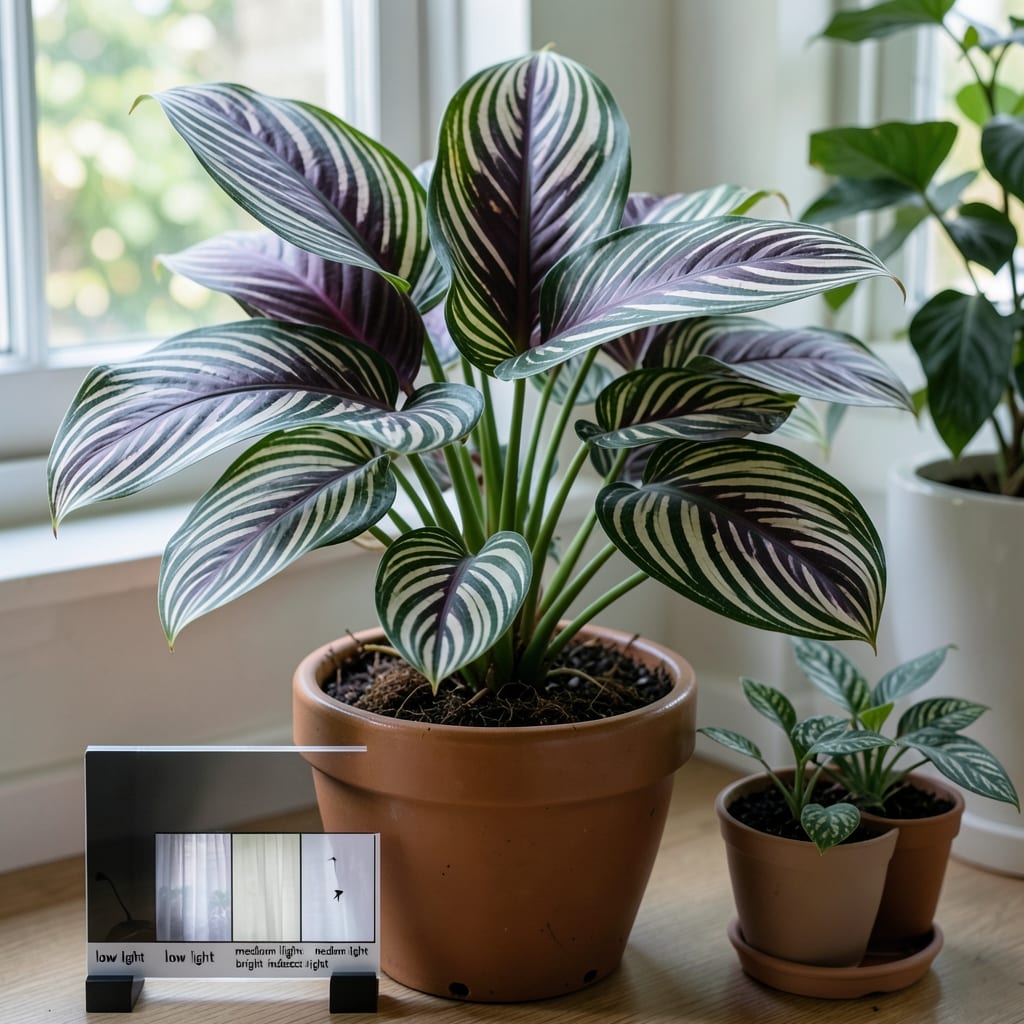 How Much Light Does a Zebra Plant Need: Thrives in Low to Medium Indirect Light